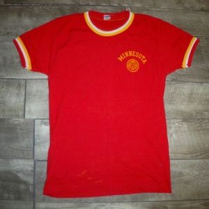 Vintage 70's Tag Champion University of Minnesota College Tshirt Tee Size Large